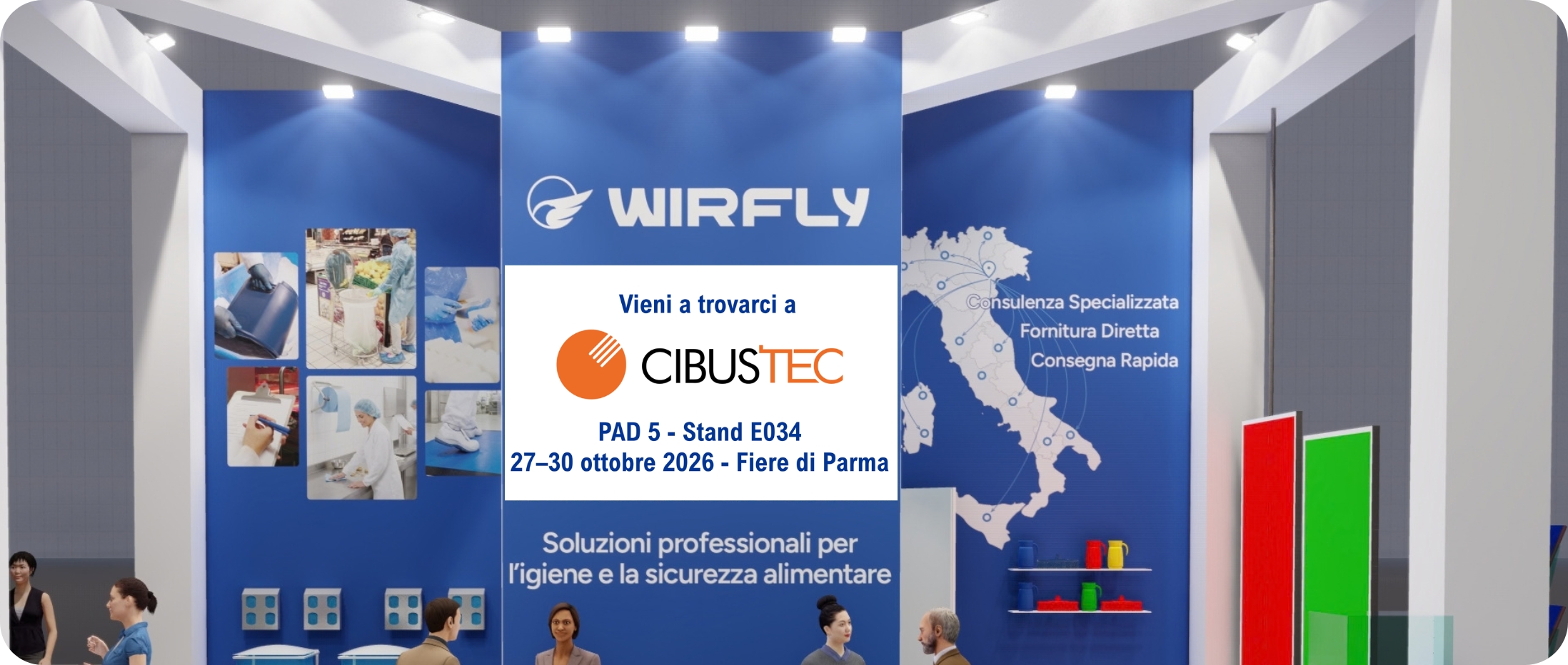 Wirfly a Cibus Tec 2026: ci vediamo a Parma dal 27 al 30 ottobre
